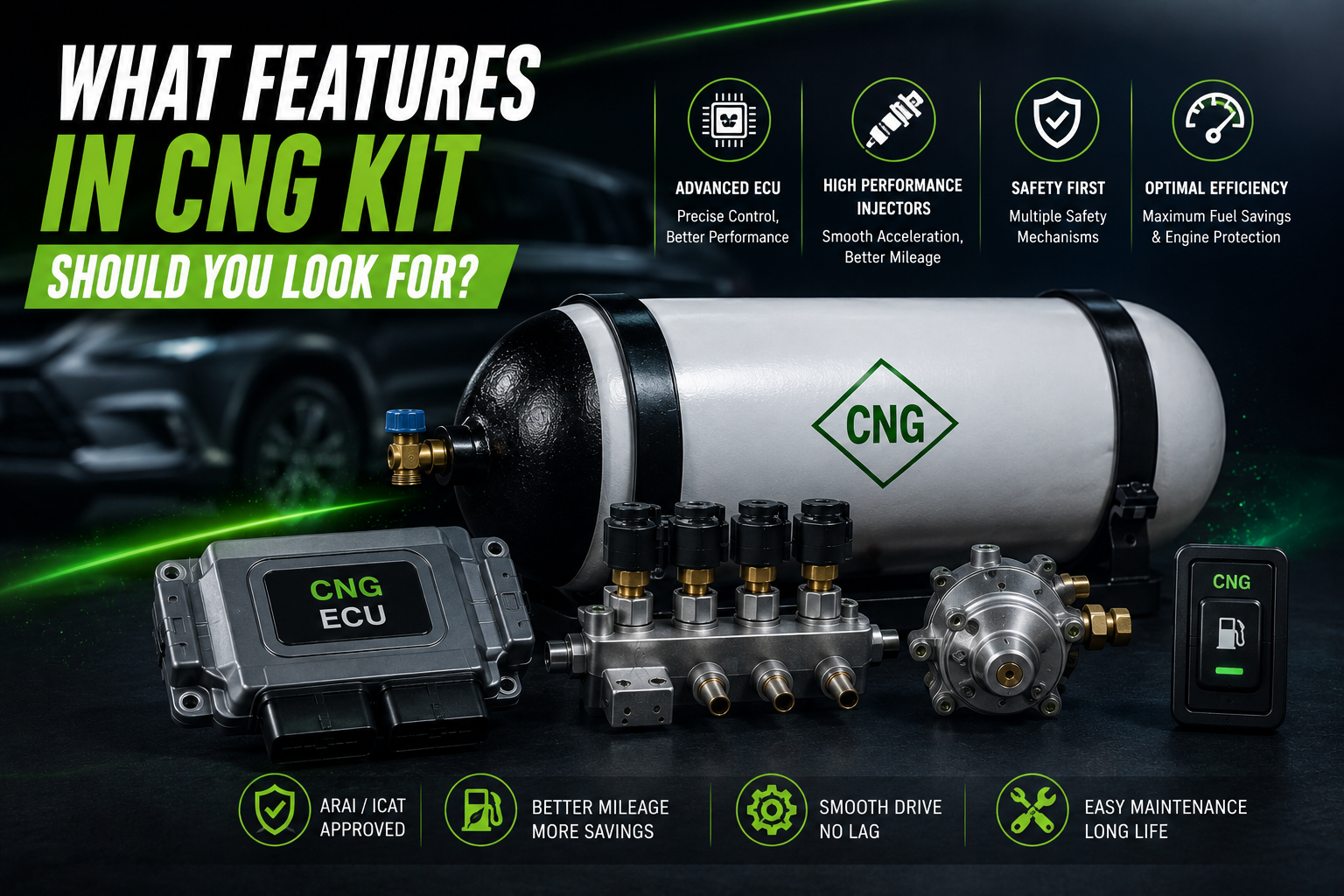 What Features in CNG Kit Should You Look For?